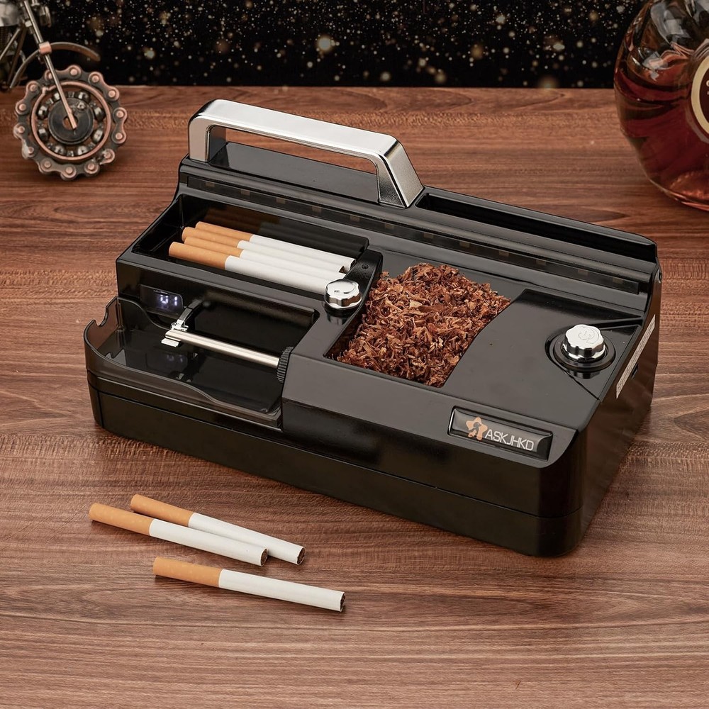 Electric Cigarette Rolling Machine, Automatic Cones Loader, Mini Portable Pre...