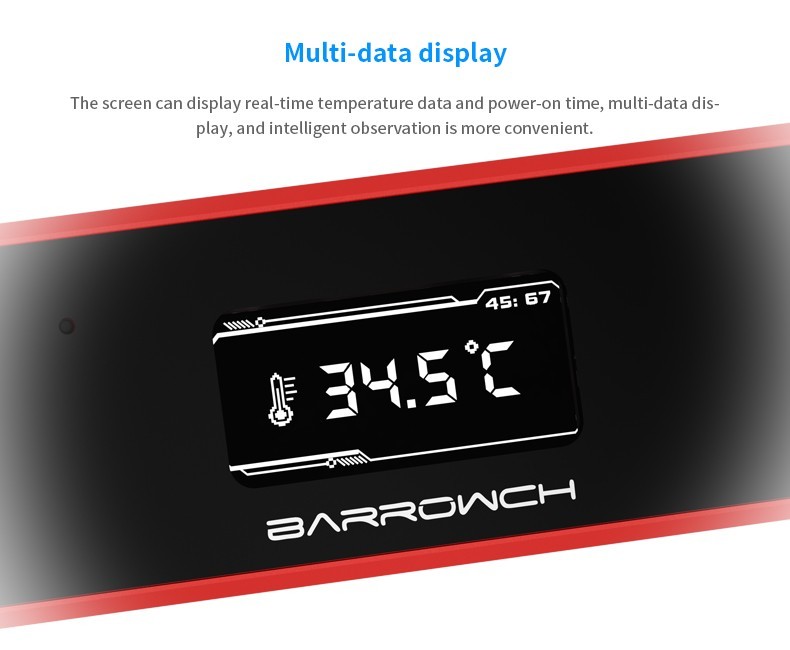 Barrow BarrowCH Digital display Water Temperature Meter with TFT display FBFT06