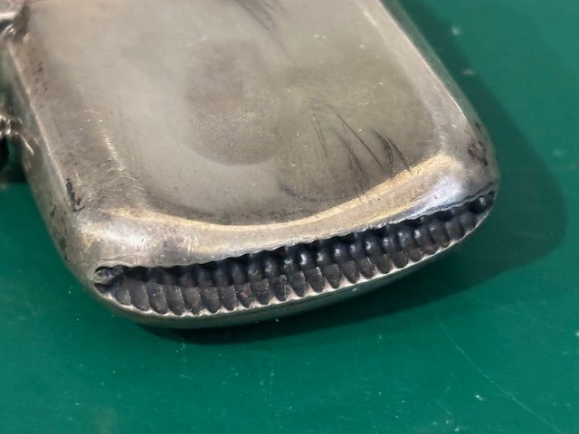 Antique Joseph Gloster Silver Vesta Matchsafe w Hallmarks