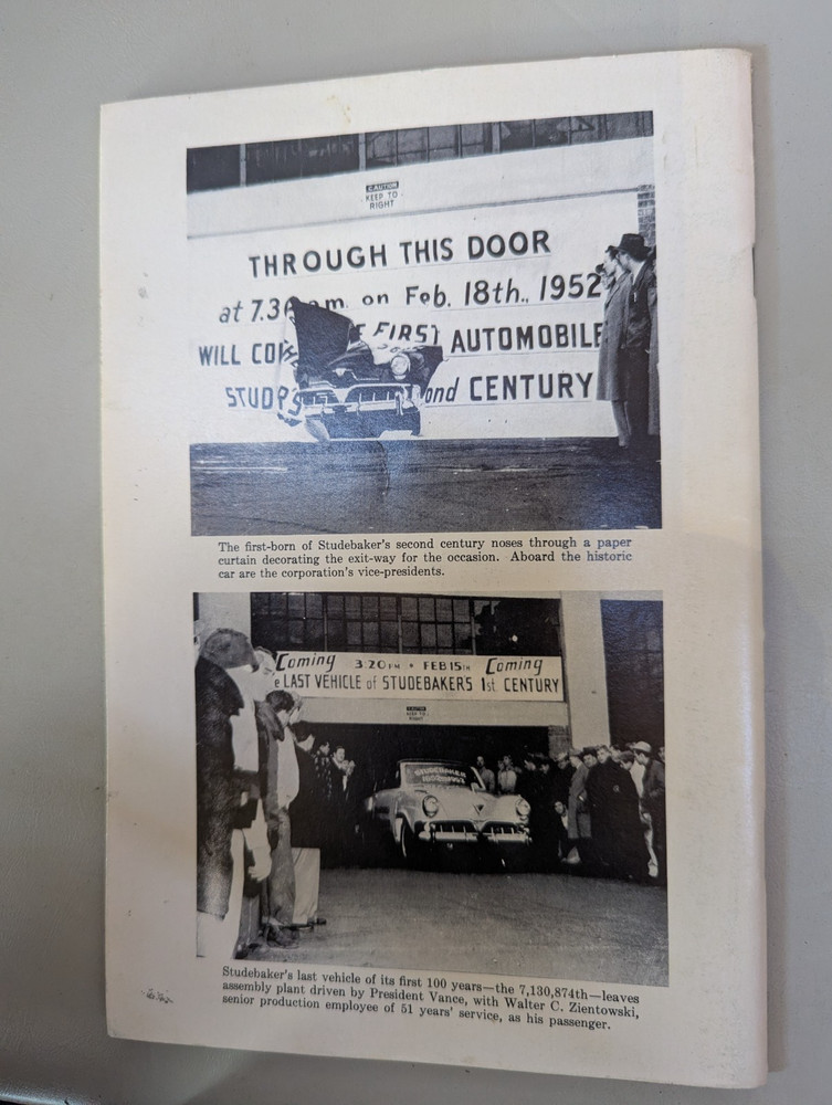 Studebaker "The Second 50 Years" Book