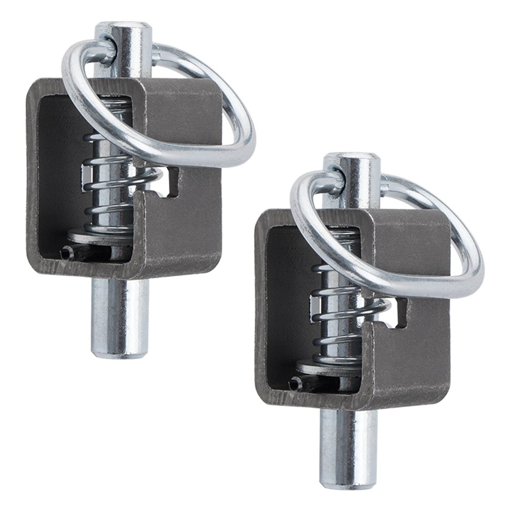 SPARKWHIZ 4Pack Spring Trailer Gate Weld-On Spring Latch Lock Assembly Universal