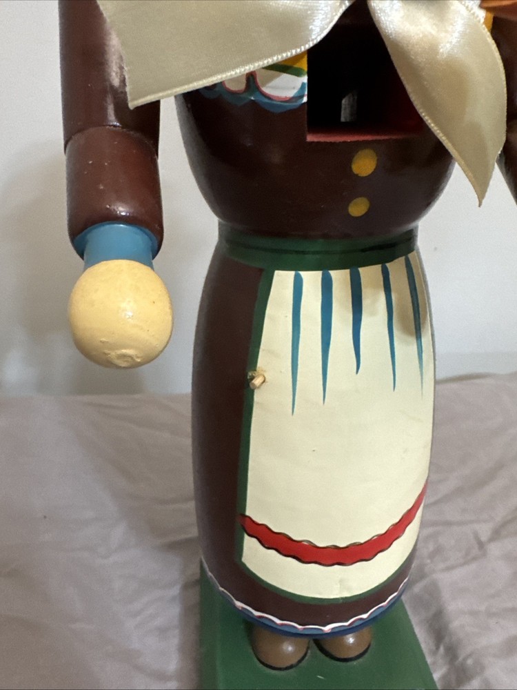 Vintage Wooden Nutcracker 14”