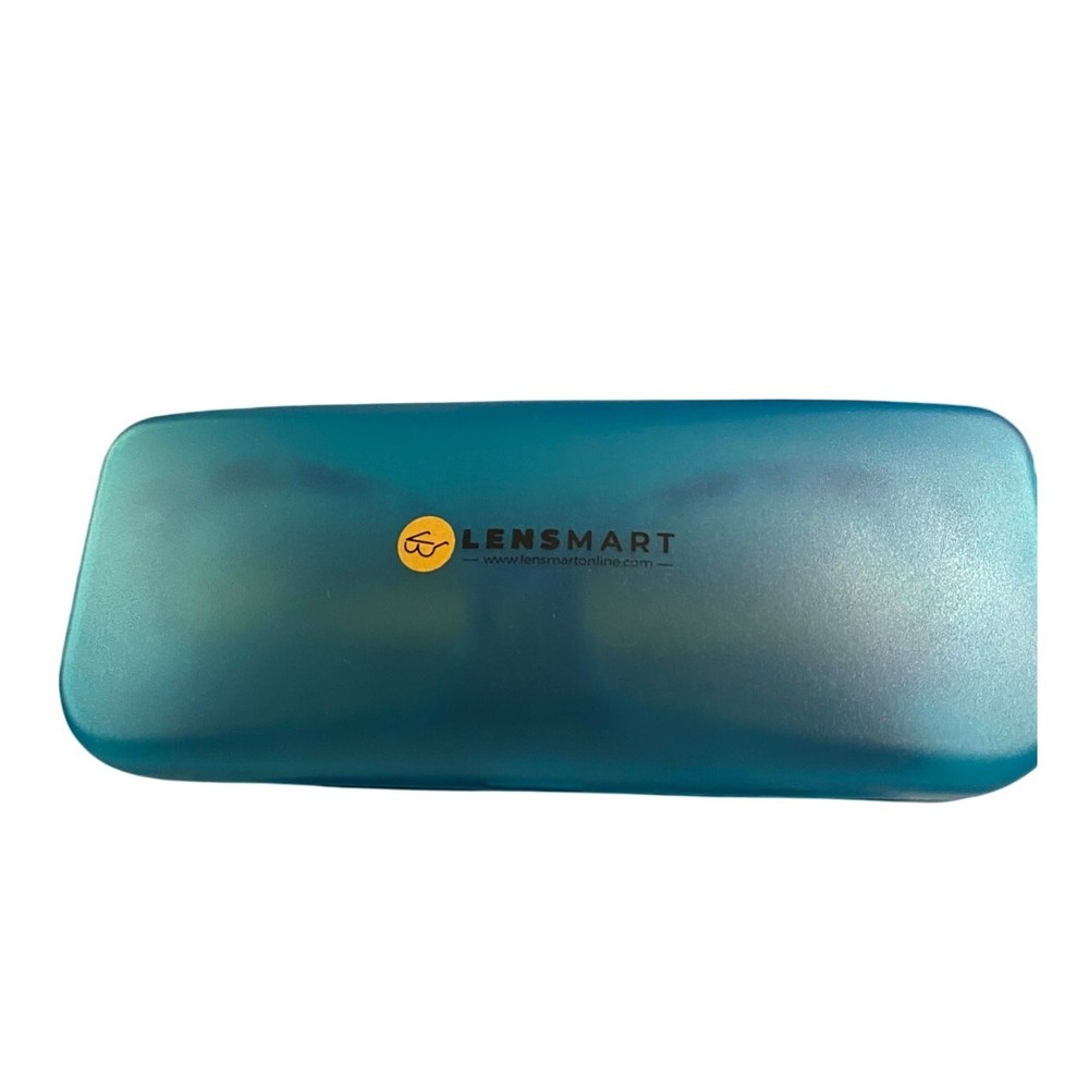 Lensmart Frames and Case Blue Slight Rounded Cat Eye