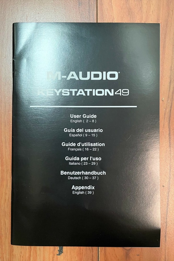 M-Audio Keystation 49 User Guide