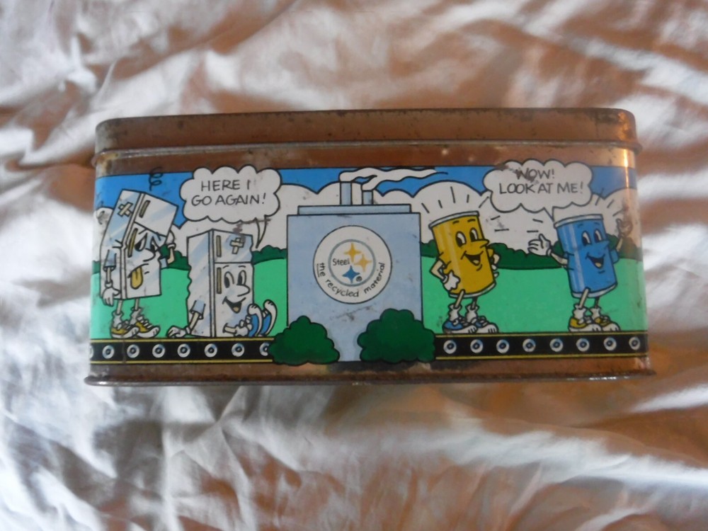 Roscoe Says Steel Lunch Box