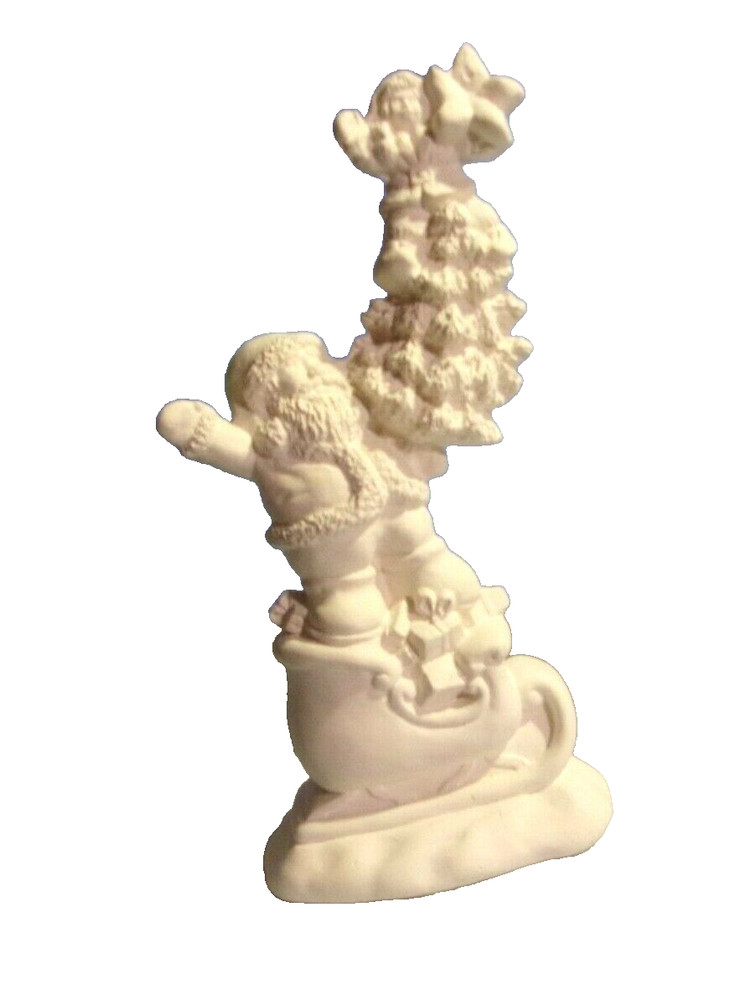 ;/ ; Bisque  K*202 -42.1884 Ceramic Ready To Paint  CHRISTMAS STACK