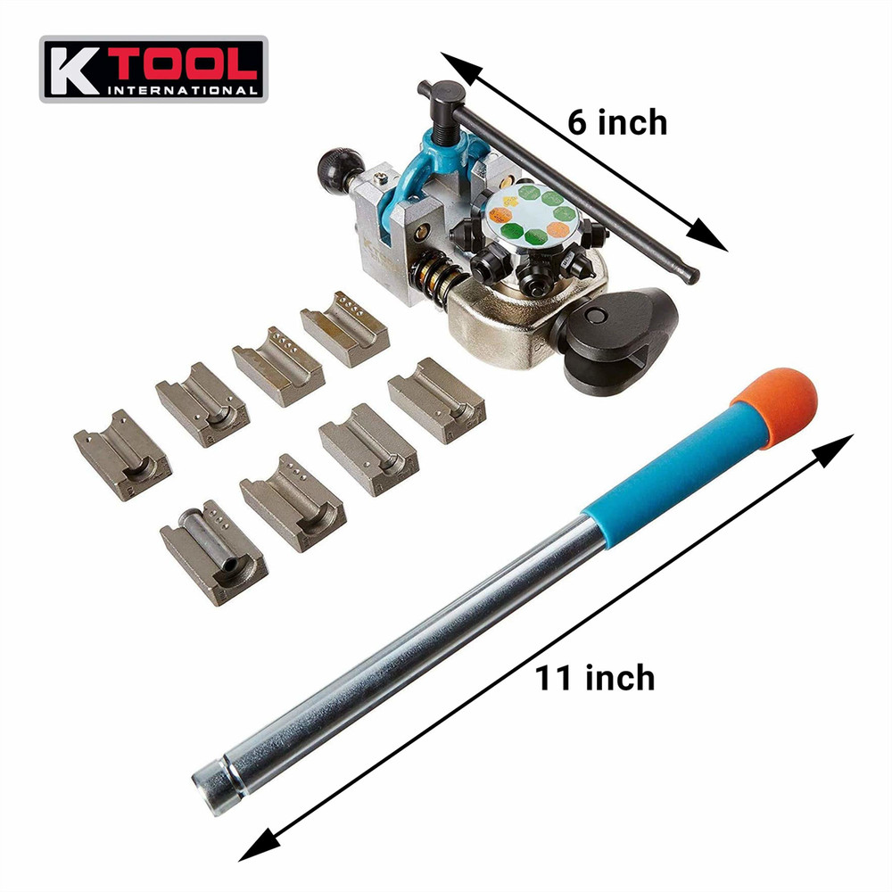K Tool 70081 Brake Line Flaring Tool Set, Versatile, Durable Construction
