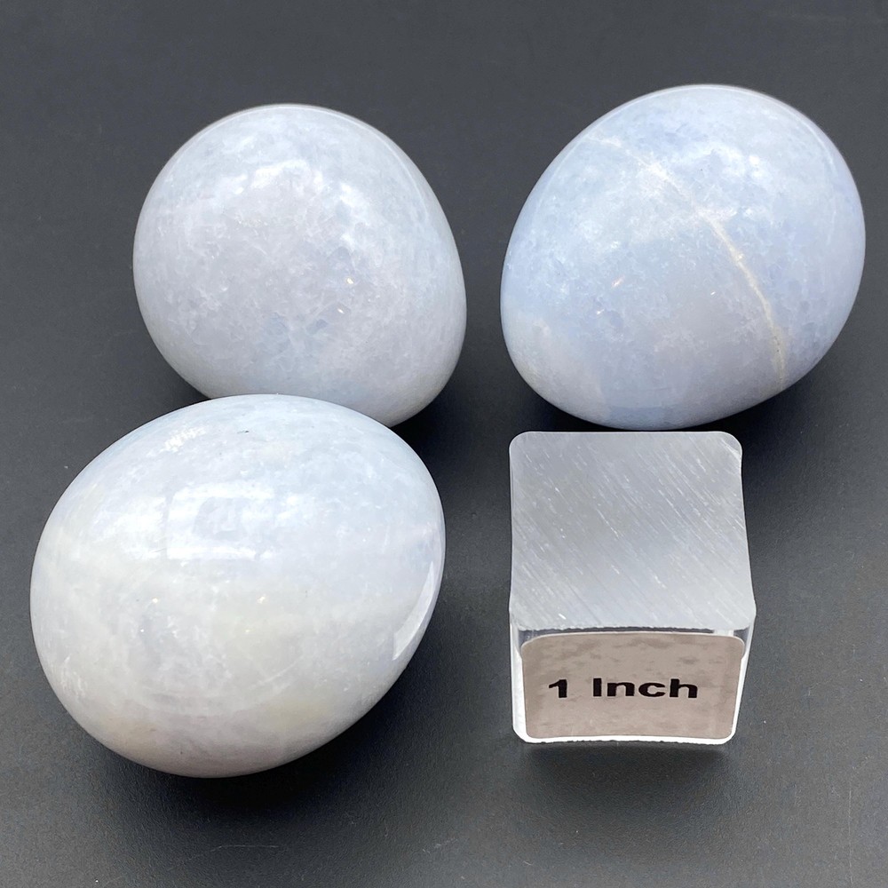 Blue Calcite Gemstone Egg