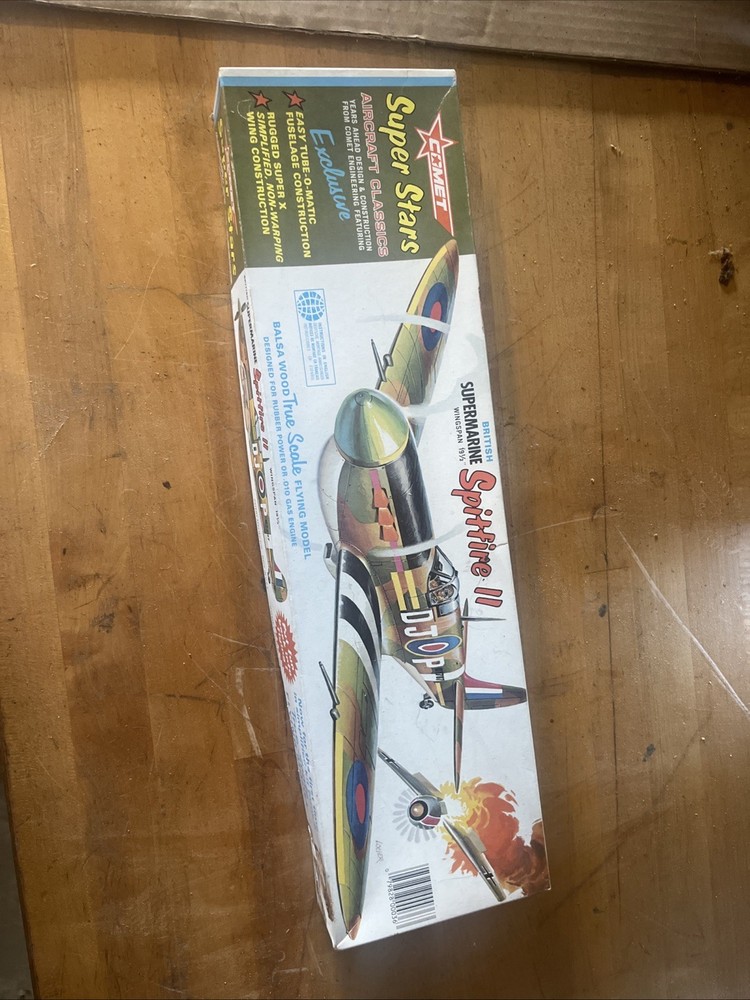 super stars aircraft classics spitfire 2 balsa wood true scale flying model