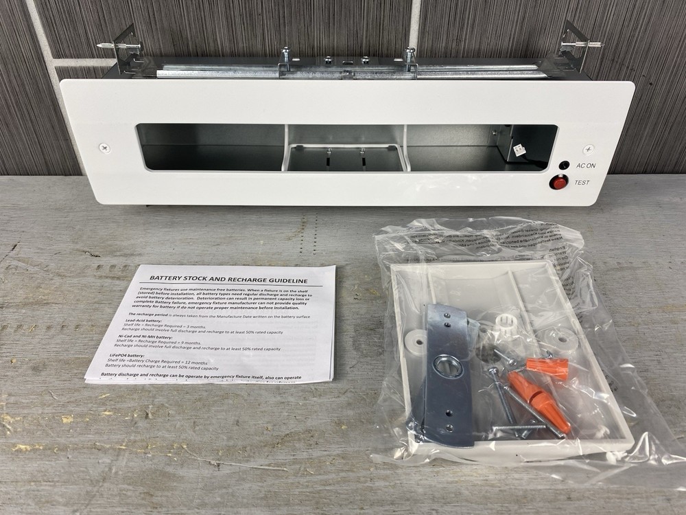 *New*CONTECH Single-face Adjustable Recessed (REXASFREM-P) Edge-Lit EXIT Sign