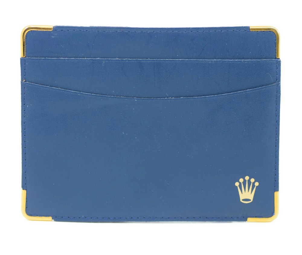 Rolex Blue Card Holder 101.80.55