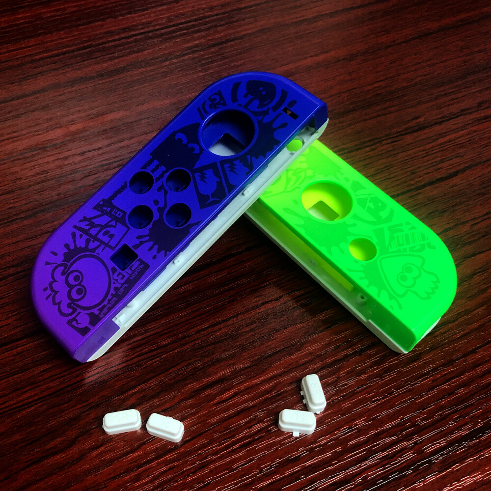 For Nintendo Switch Joy-Con Replacement Shell for Splatoon3 Limited Edition Case