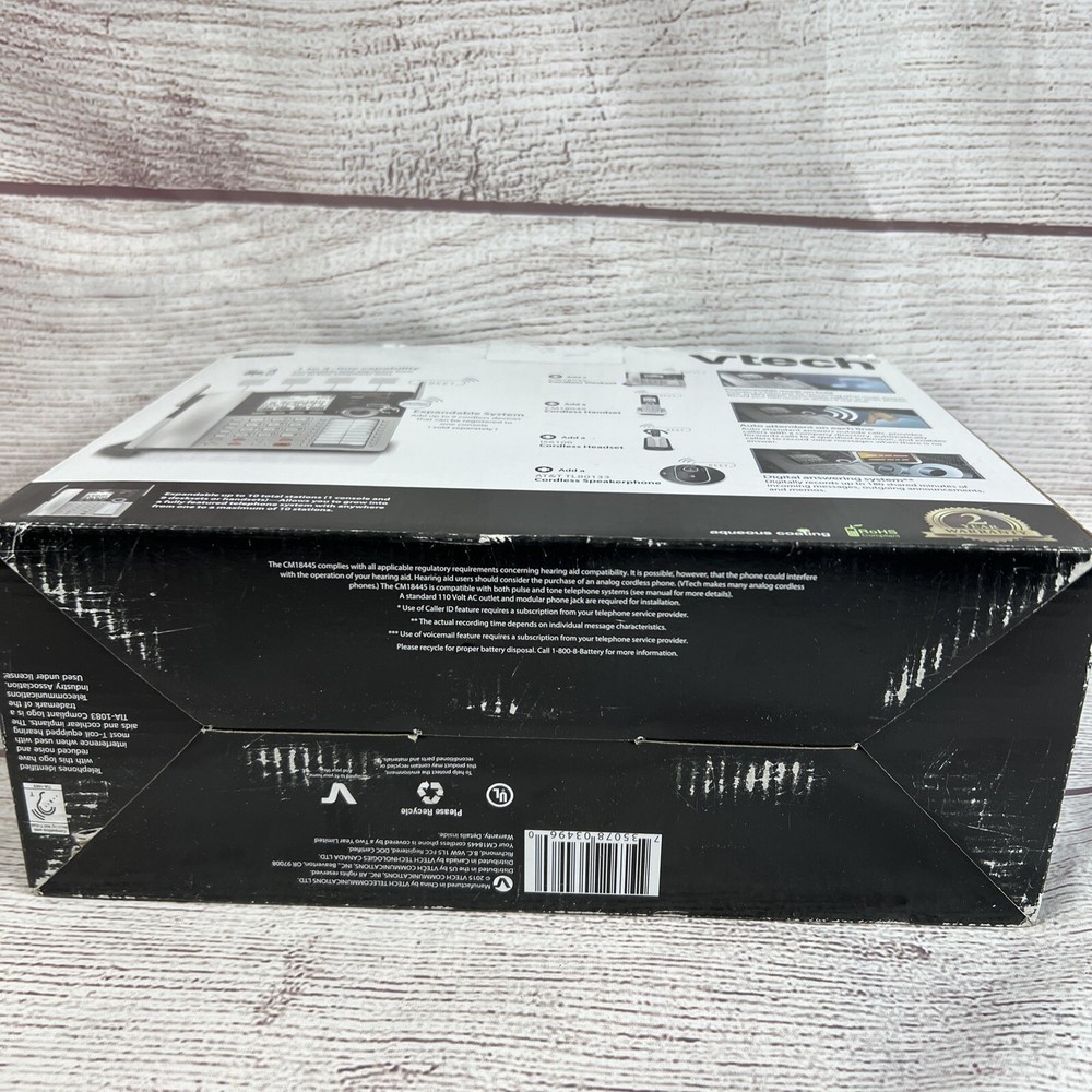 VTech CM18445 4-Line Small Business System Main Console with Answering System