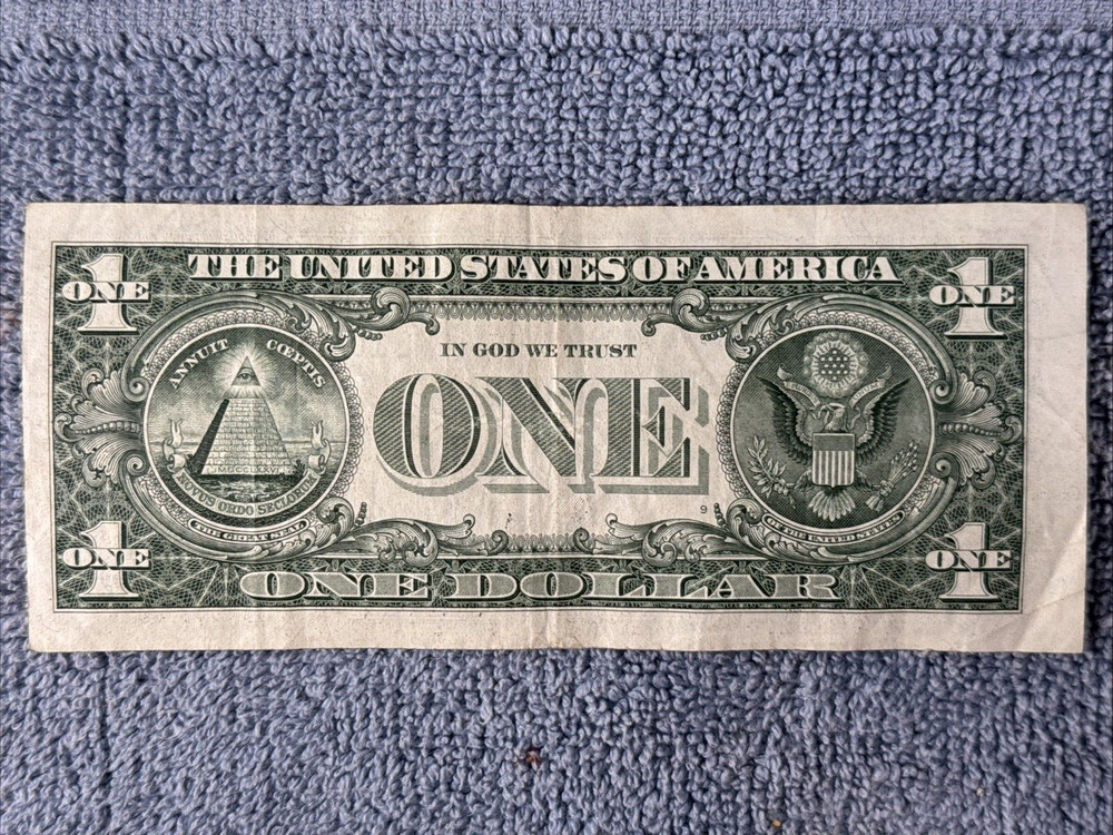 2021 $1 Washington Misprint Note Error