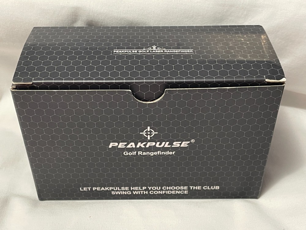 PeakPulse Golf Rangefinder Range 600 Teal Compact Sidekick with Hard Case