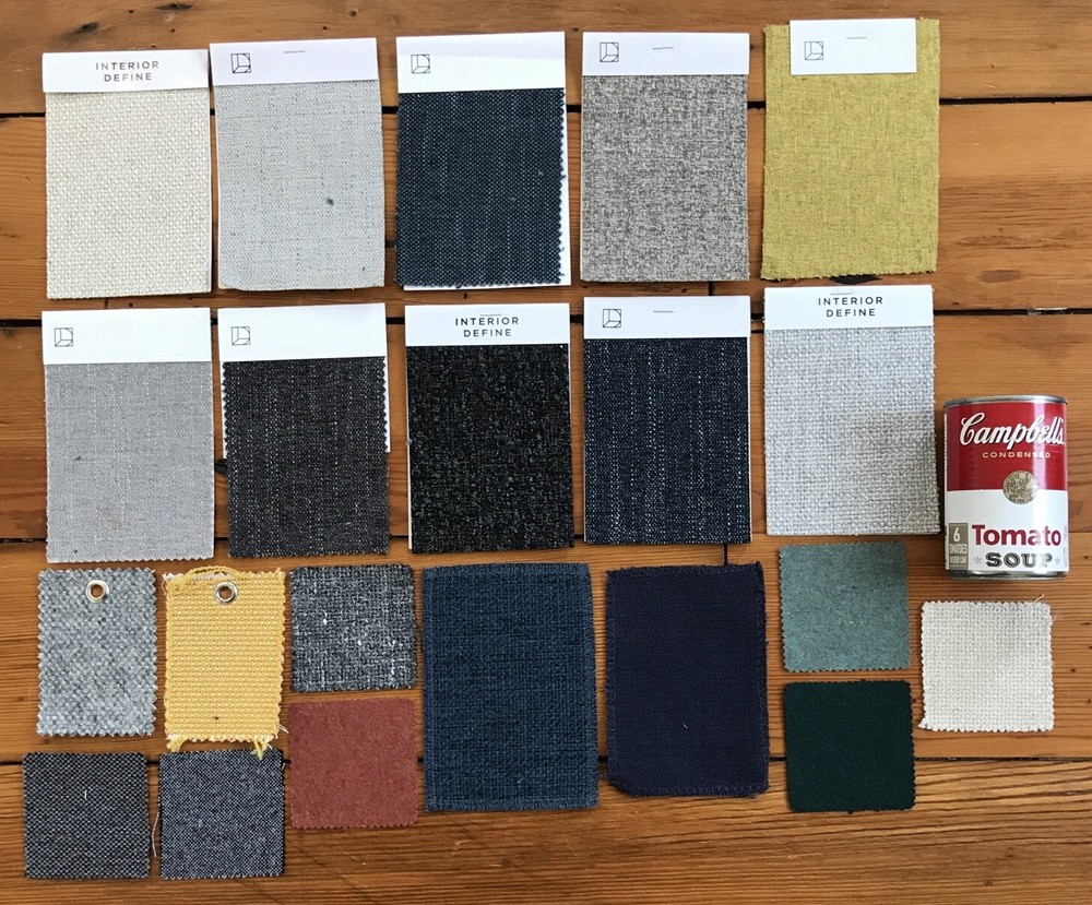 Set Lot 21 Interior Define Article Hem Upholstery Commercial Fabric Samples