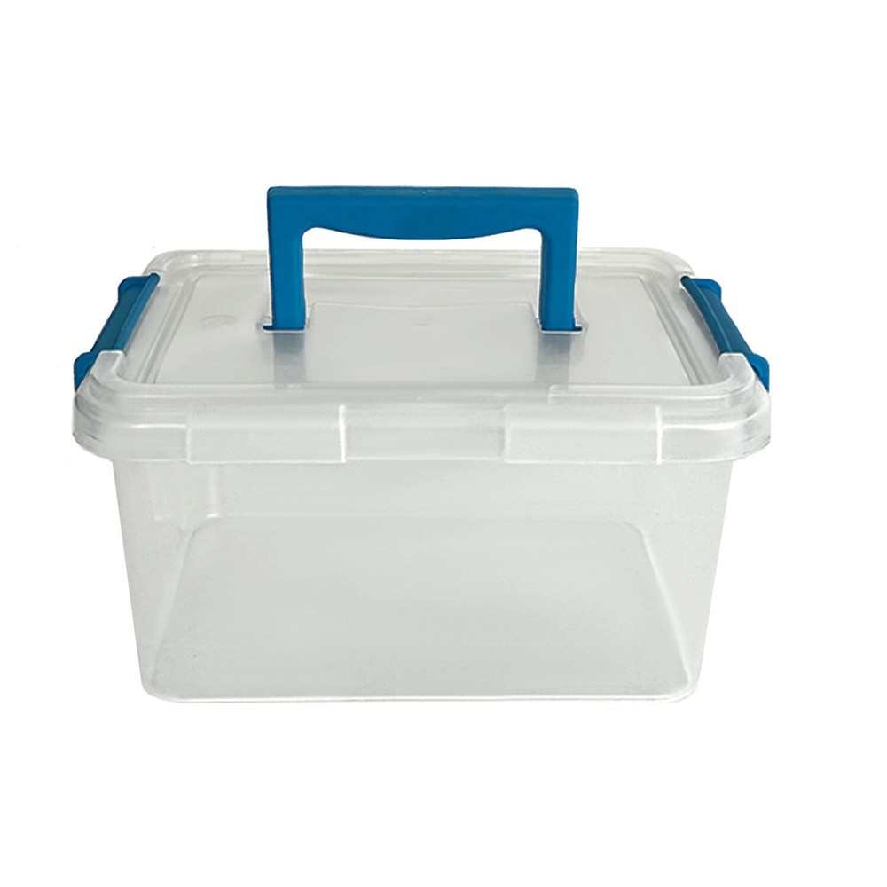 3.5L Clippy Plastic Storage Box Lid and Handle Kitchen Home Office Container