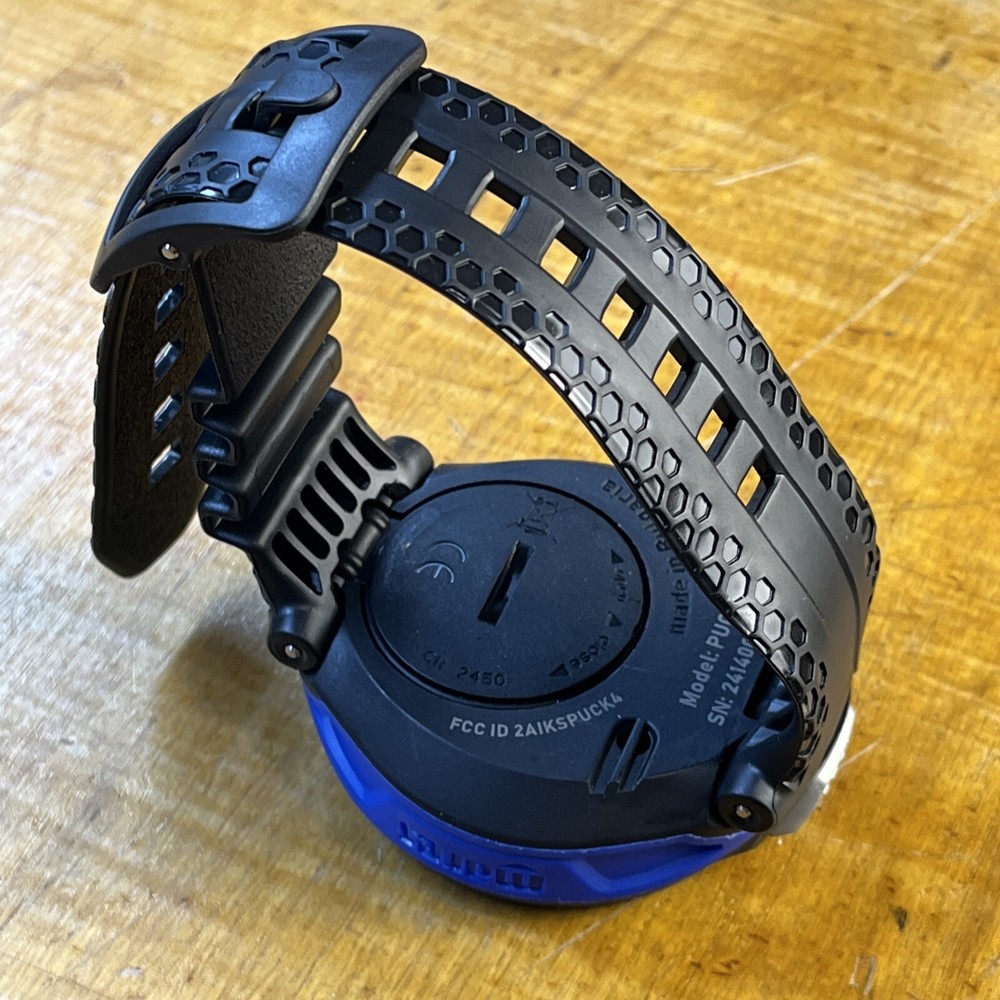 Mares PUCK 4 Wrist Dive Computer - Black/Blue- 414149-BKBL