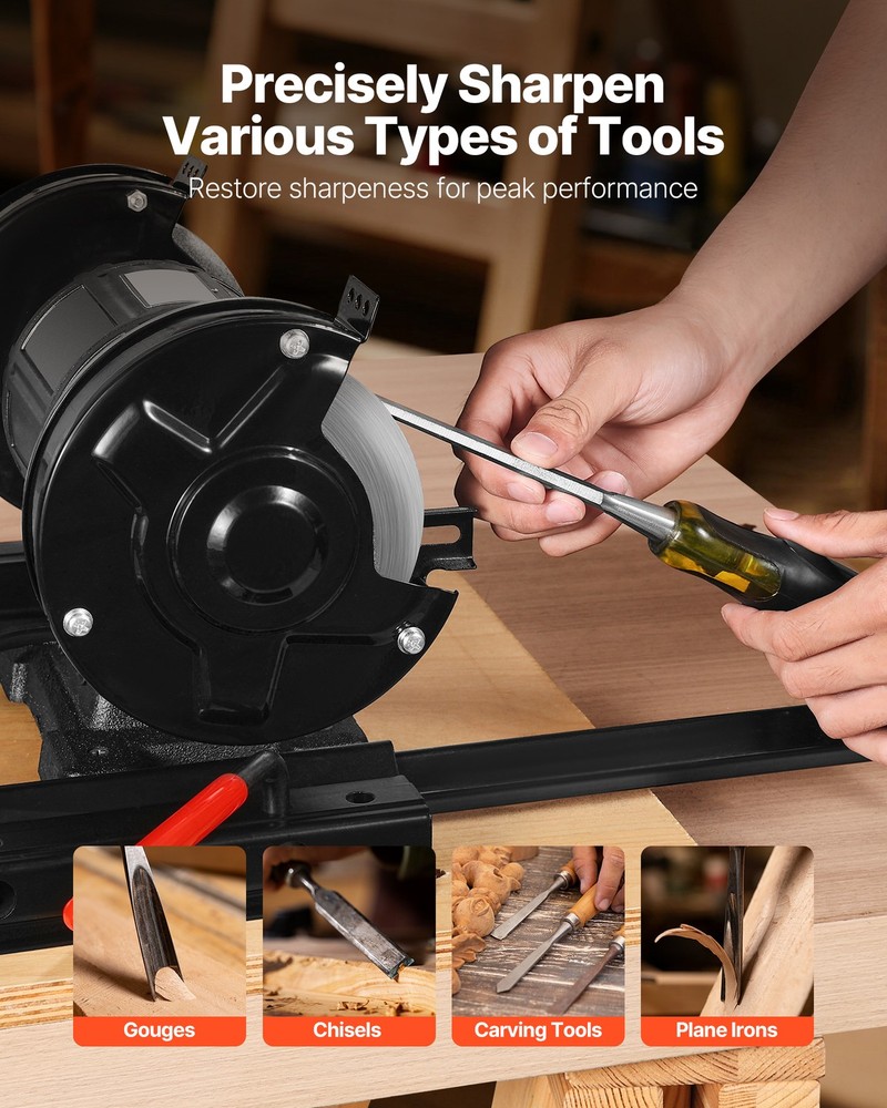 VEVOR Multi-Grind Sharpening System Vari-Grind Jig for 6" & 8" Bench Grinders