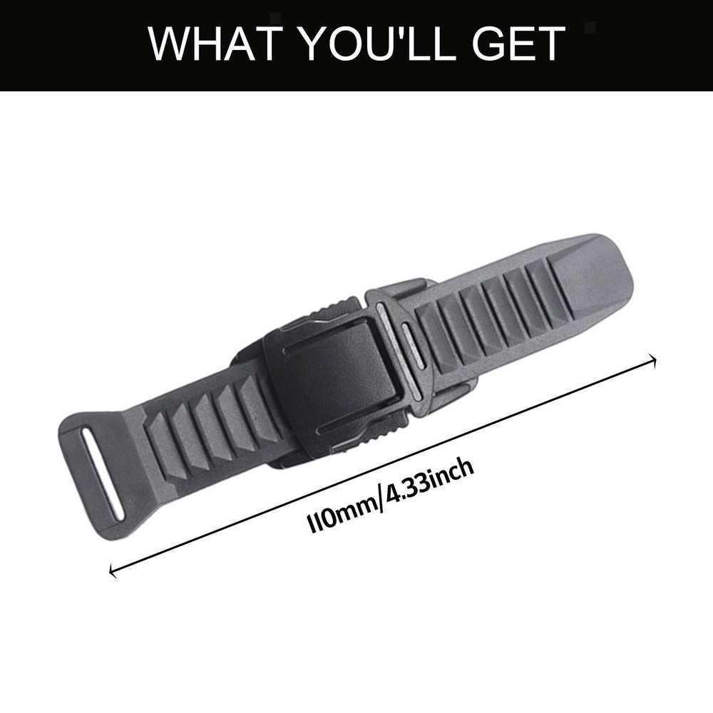 10 Pieces Adjustable Strap Buckles Backpack Buckles Easily Fit Multi Function