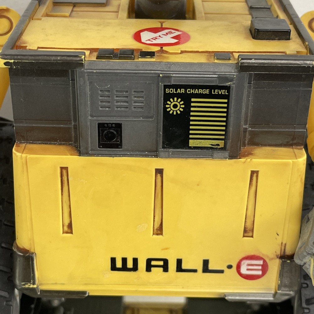 Disney Pixar WALL-E Interactive Robot Thinkway No Remote WORKS! 10” Toy HTF Read