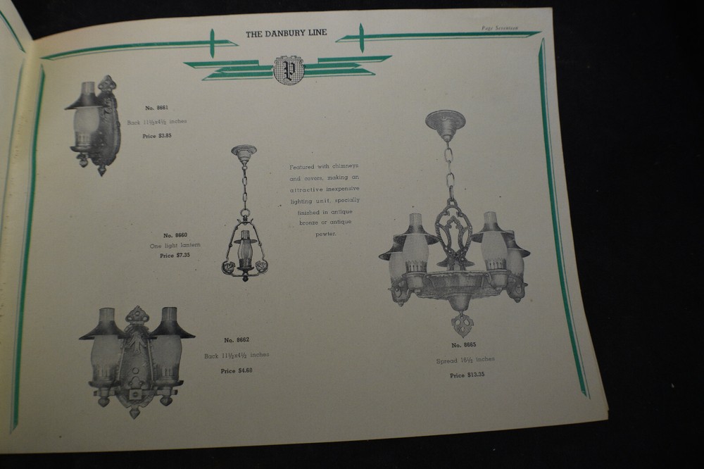 *VINTAGE* Puritan Art Deco Lighting Catalog