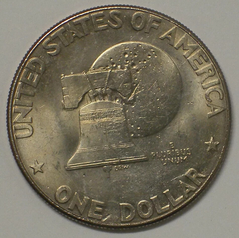 1976 D Eisenhower Dollar Type 1 Circulated US Mint Coin Ike