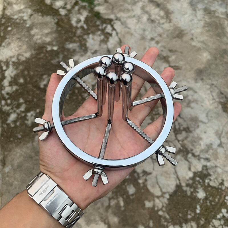 Huge Plug Extreme Spreader stretcher Vaginal Speculum Chastity Device Adjustable