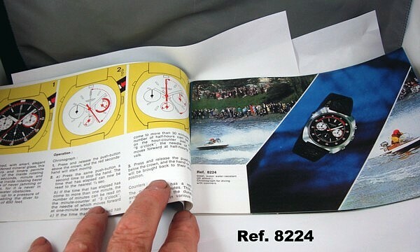 LONGINES 1972 Chronograph Series Identification & Instruction Brochure