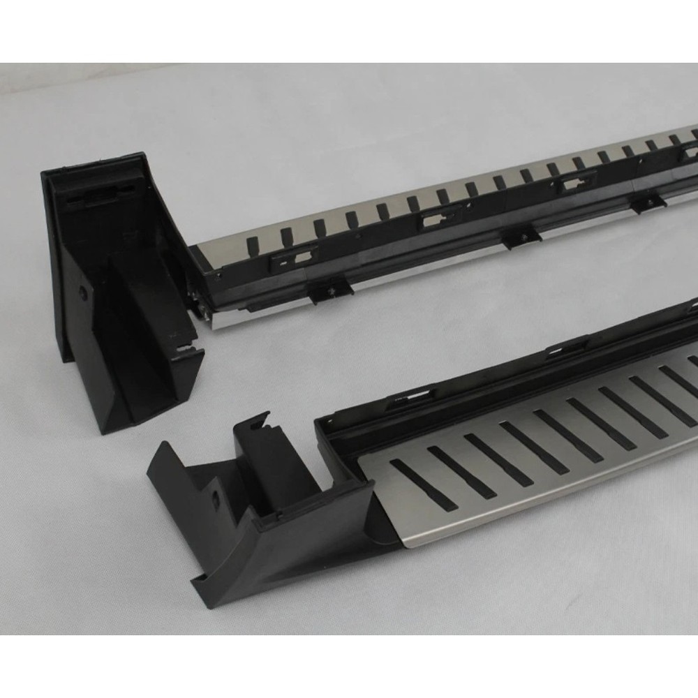 2pc Side Steps Running Boards Nerf Step Bars Aluminum For Cadillac XT5 2017-2021