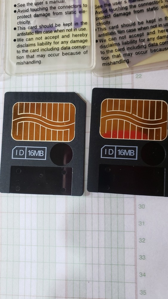 Tarjetas De Memoria Smartmedia 16mb