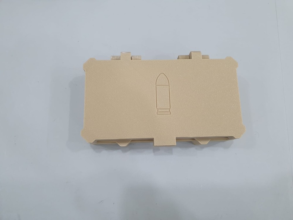 Premium 3D Printed 9mm Ammo Storage Box – Holds 50 Rounds|