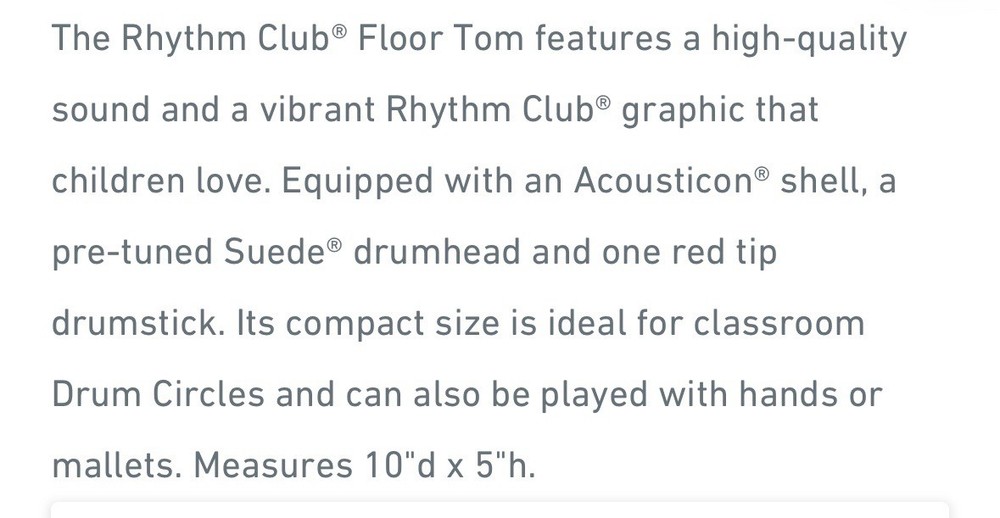 Rhythm Club Floor Tom