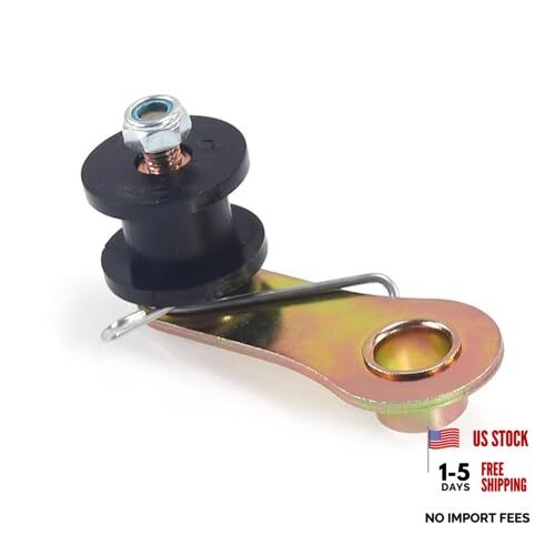 Chain Roller Tensioner, Heavy Duty Iron Rust-Proof Sprocket Guide, Portable