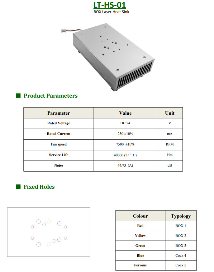 BOX Laser Heat Sink