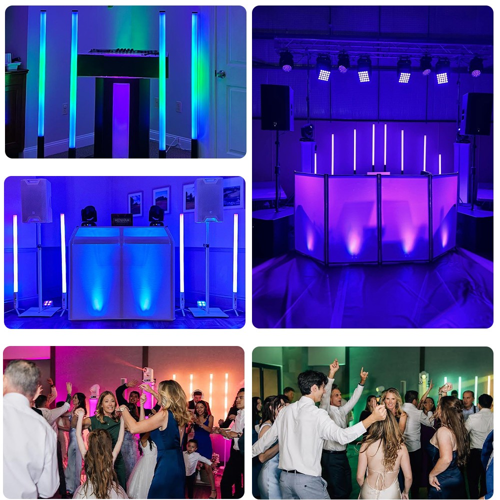 4-pack Smart APP Controlled LE5050 192*0.2W Pixel Light Party Event Light