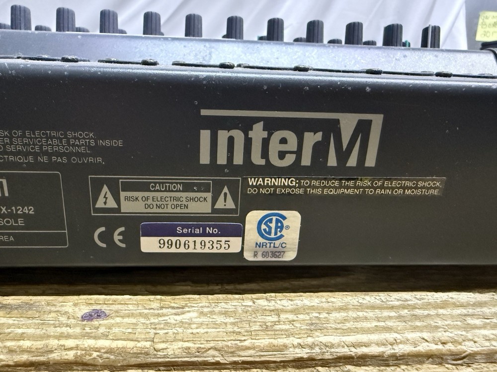 Inter-M CMX-1242 professional mixing console