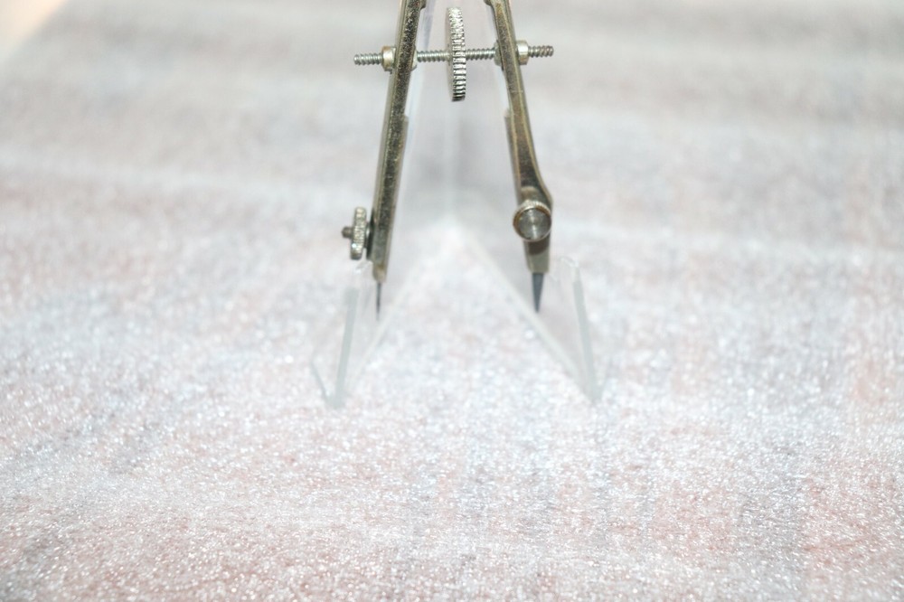 Dietzgen 3 1/2" Drafting Compass Made In Germany 1 5/8" span