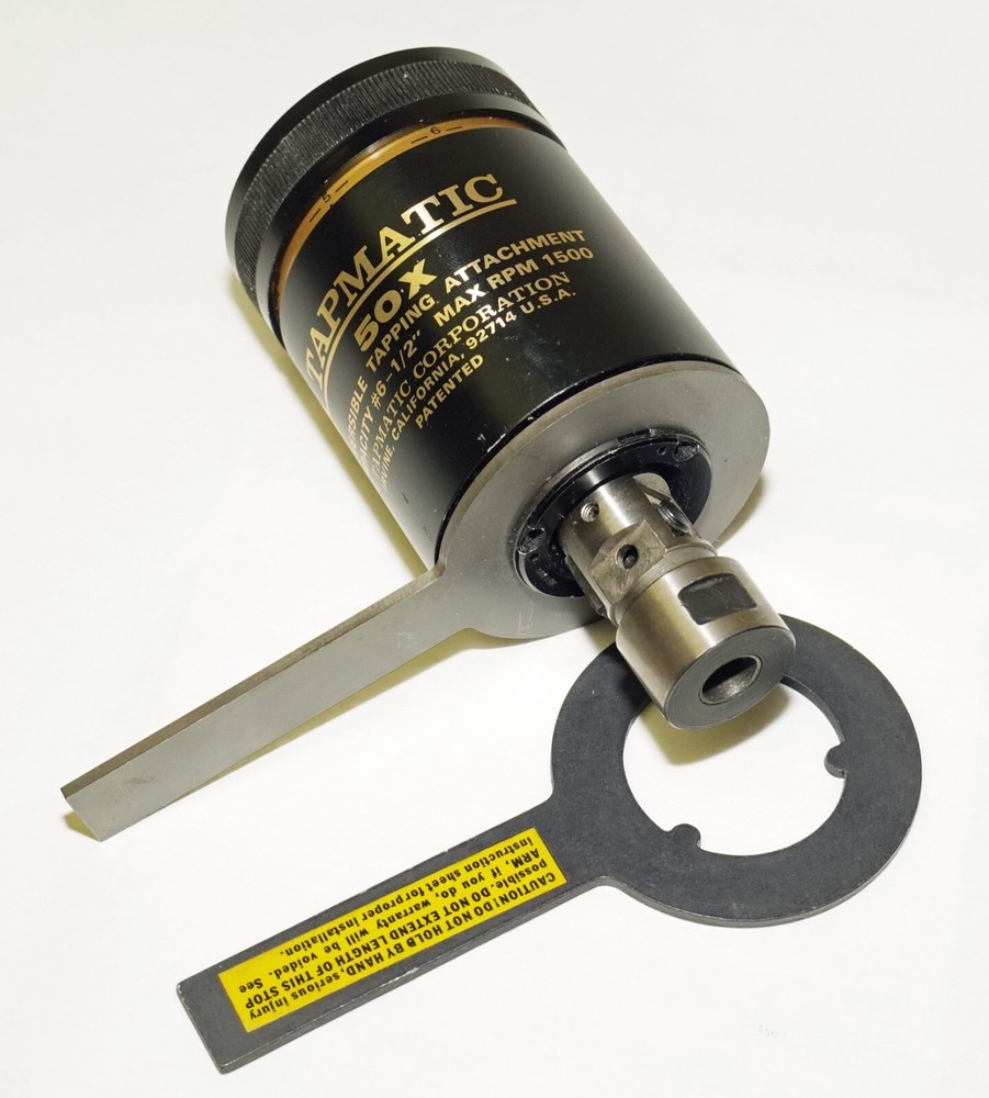 Tapmatic 50X Reversible Tapping Head Attachment #6-1/2"