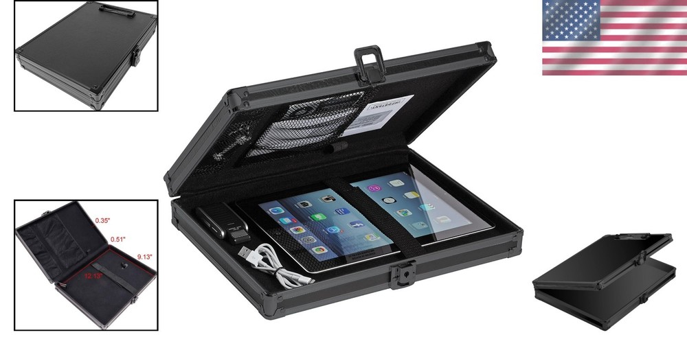 Tactical Black Locking Storage Clipboard – Secure & Stylish Document Organizer