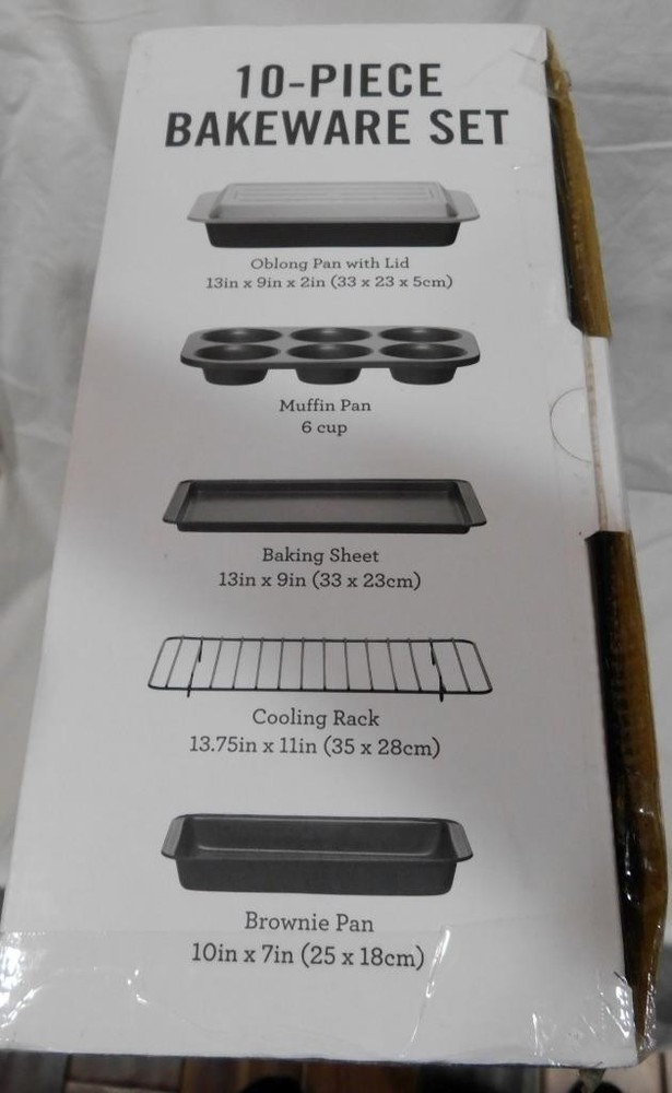 NIB - Martha Stewart Essentials - 10 Pc. Bakeware Set