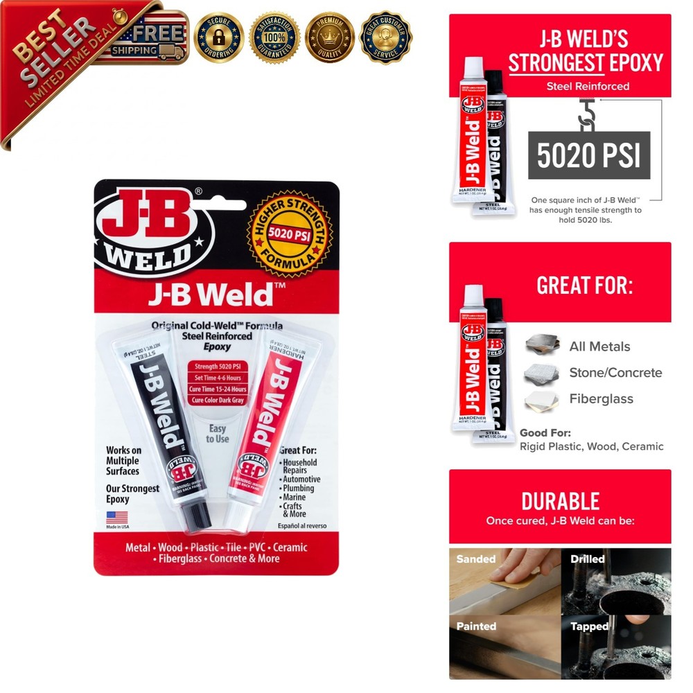 2 oz  High-Strength Cold Weld Epoxy - Ultimate DIY Repair Solution