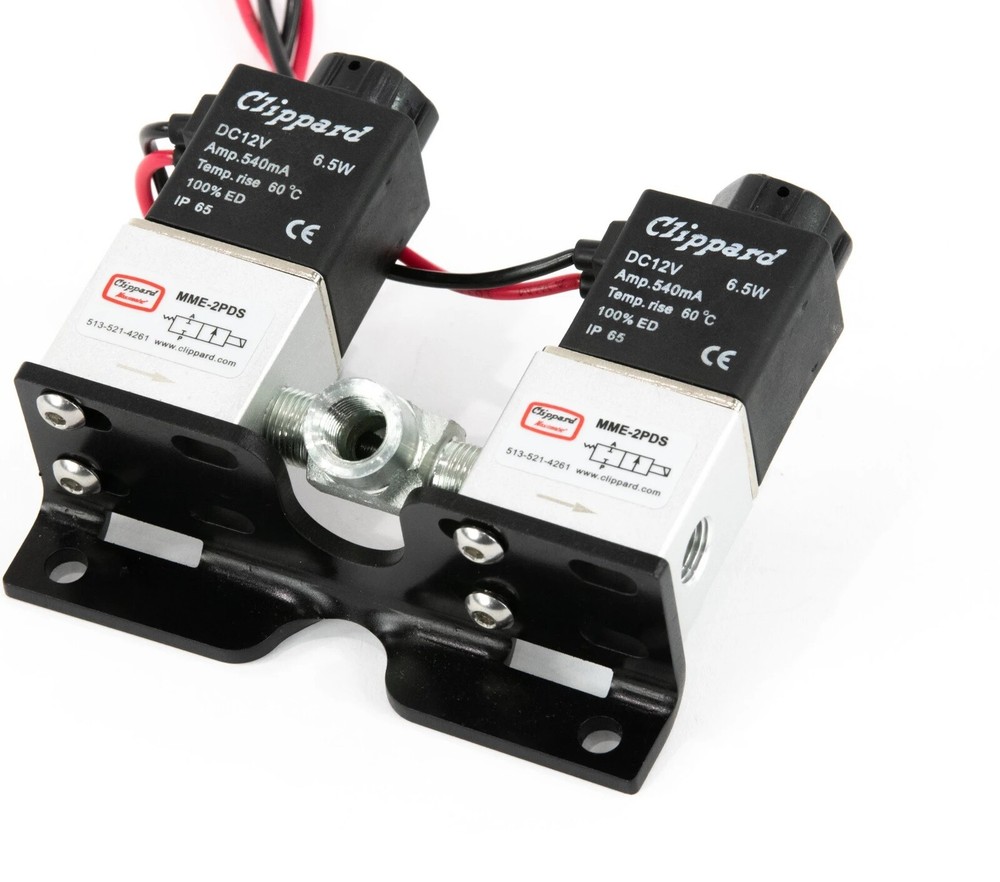 Motion Raceworks Boost Leash Dual Solenoid Mounting Bracket Clamp or Bolt On