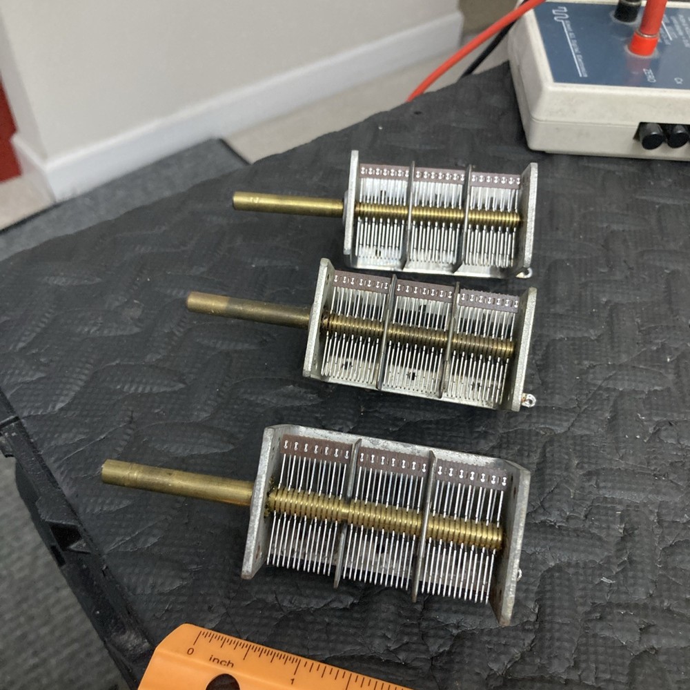 Air Variable Capacitor 9-50pF X 3 Sections