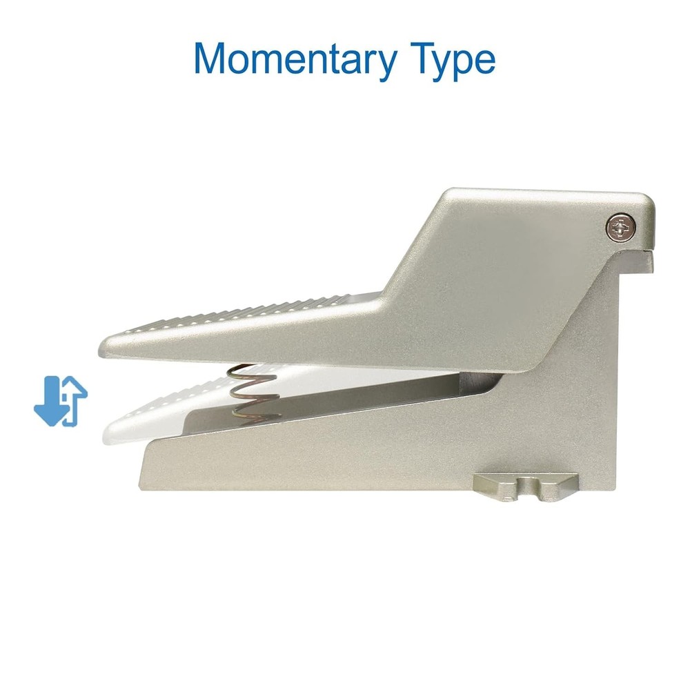 Compact Pneumatic Foot Control Valve - Touch Operated, 2 Position Foot Switch