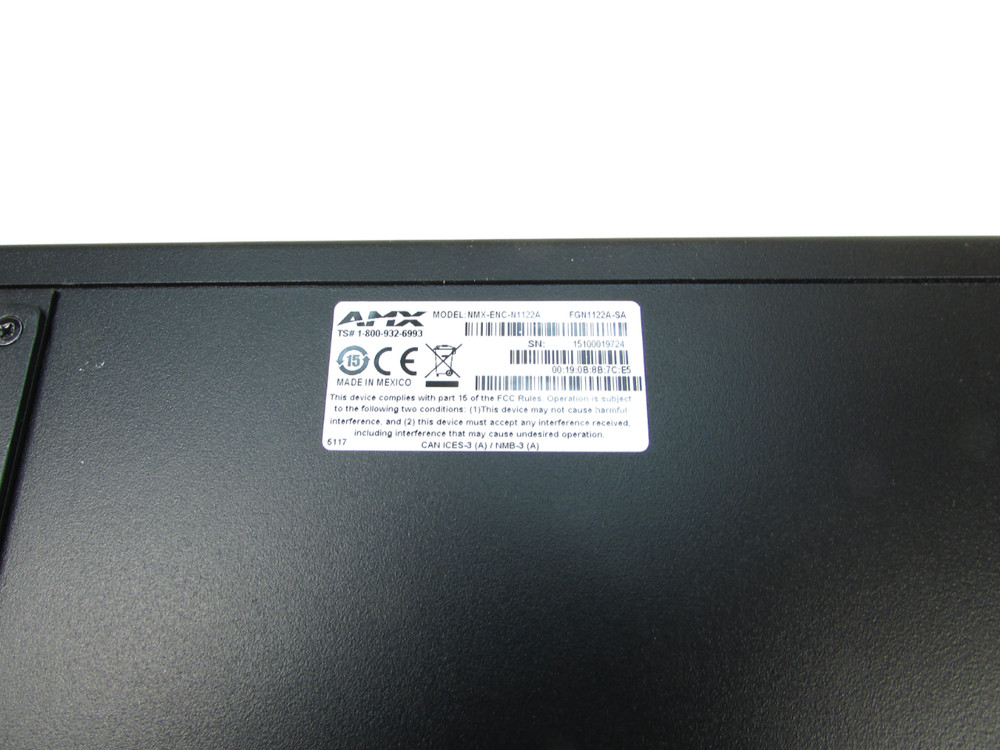 AMX NMX-ENC-N1122A PoE Video Over IP Encoder