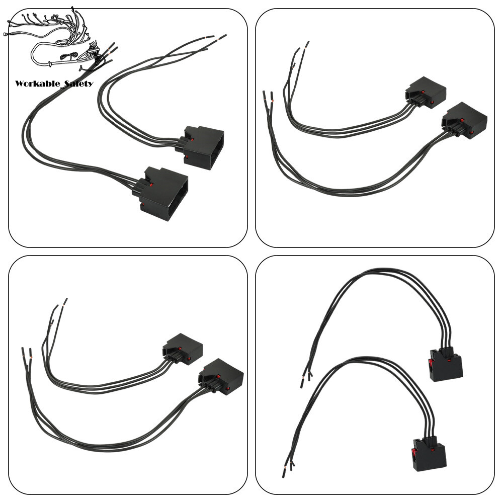 Front Turn Signal Light Connector Plug Harness For 2008-2017 Jeep Wrangler JK