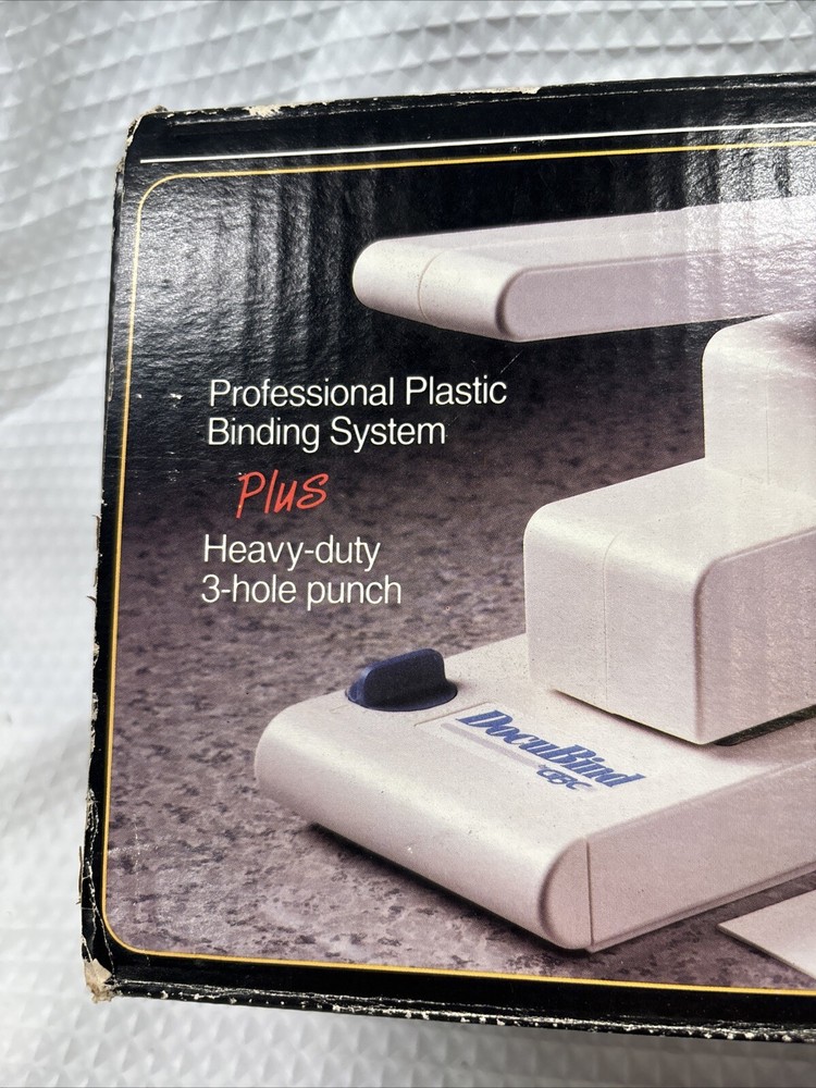 GBC DocuBind Heavy Duty 3-Hole Punch And Binding System