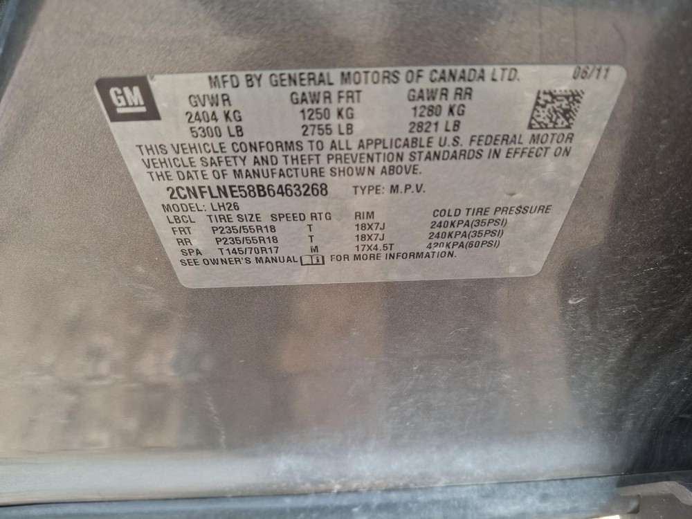 Used Right Sun Visor fits: 2011 Chevrolet Equinox Right Grade A