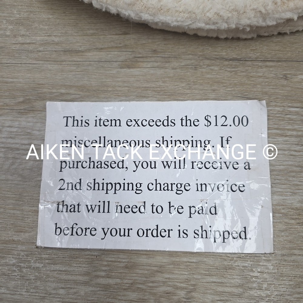 BARGAIN BUNDLE: 2 Jack's Fleece Contour Saddle Pads (Read Description)